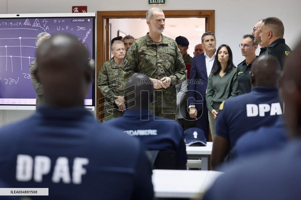 King Felipe VI Visits Civil Guard Maritime Unit - Cadiz