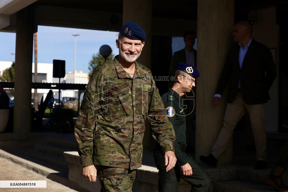 King Felipe VI Visits Civil Guard Maritime Unit - Cadiz