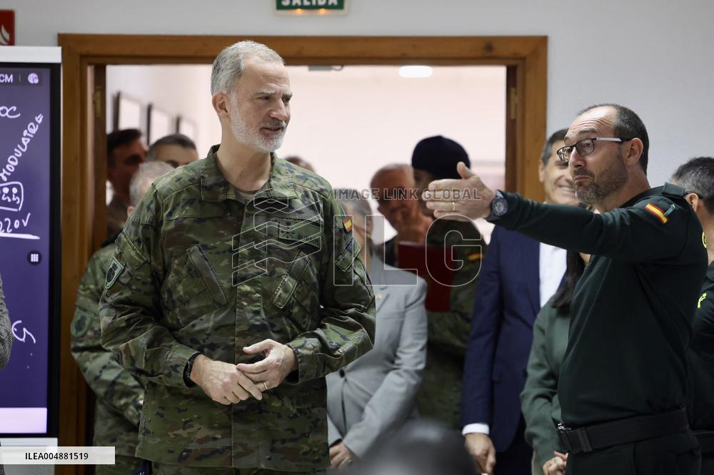 King Felipe VI Visits Civil Guard Maritime Unit - Cadiz