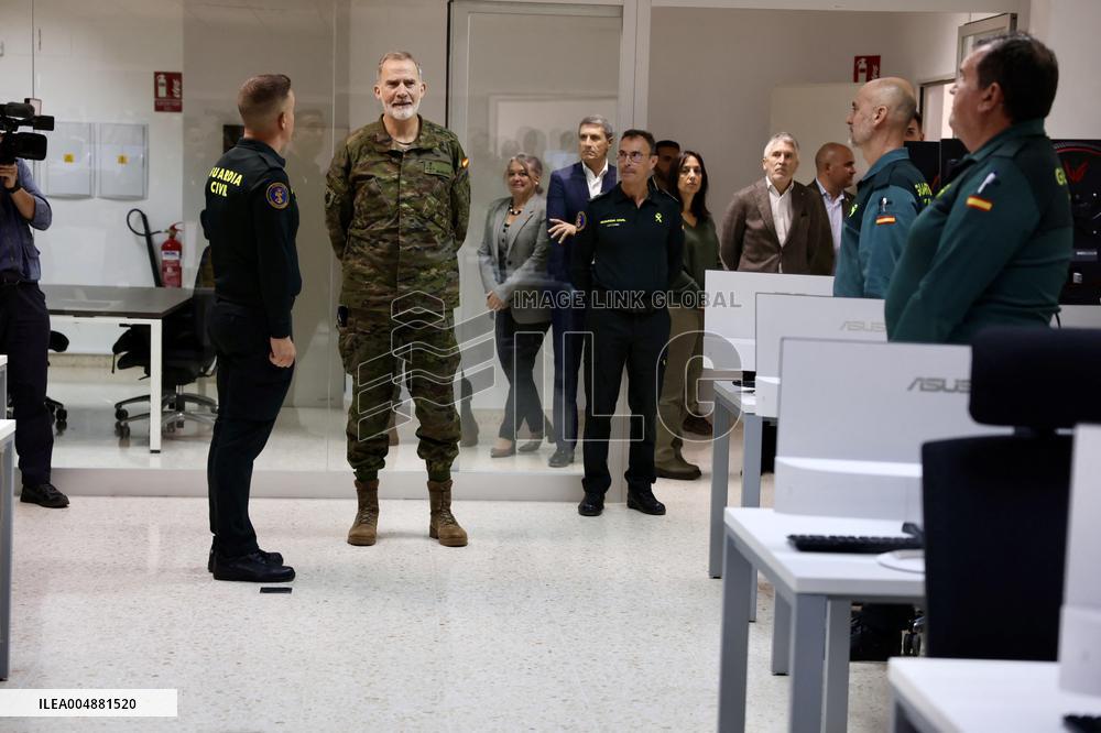 King Felipe VI Visits Civil Guard Maritime Unit - Cadiz