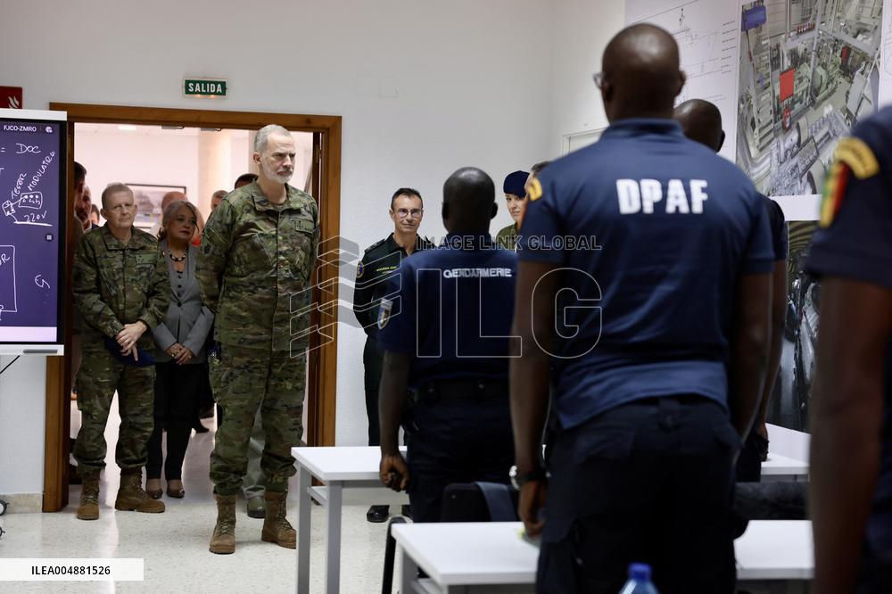King Felipe VI Visits Civil Guard Maritime Unit - Cadiz