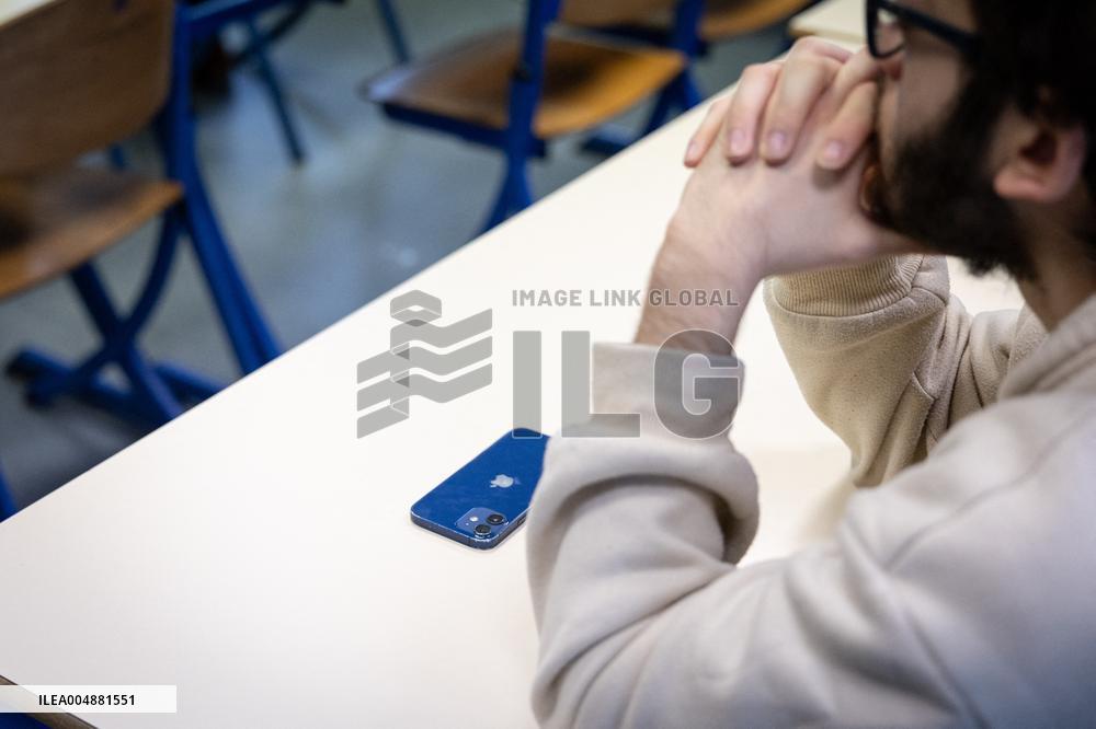 Edouard Geffray visit Gustave Ferrie High School - Paris AJ