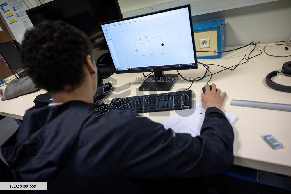 Edouard Geffray visit Gustave Ferrie High School - Paris AJ