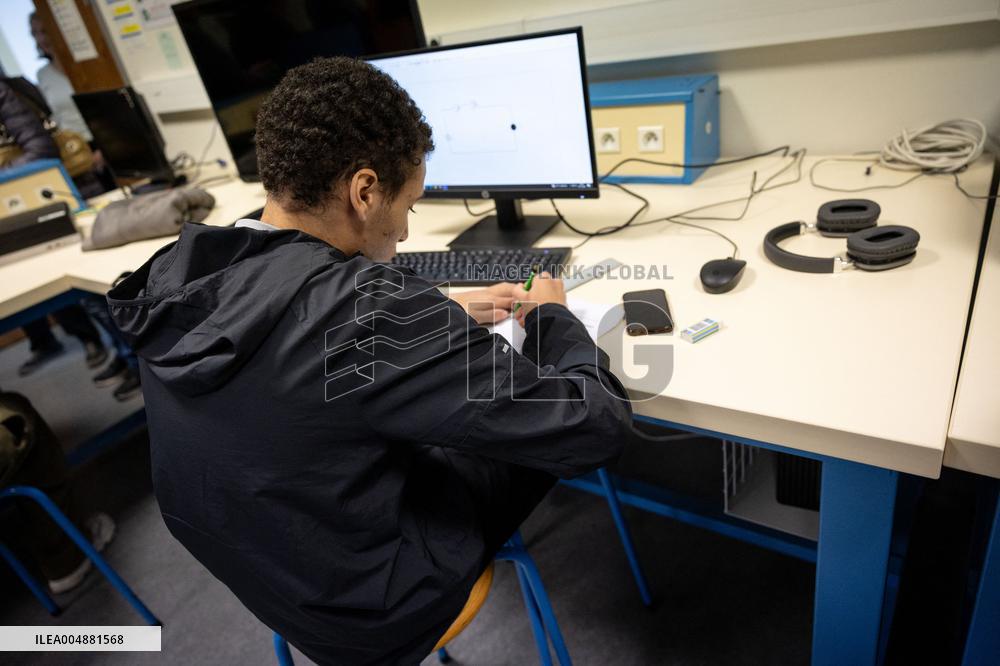 Edouard Geffray visit Gustave Ferrie High School - Paris AJ