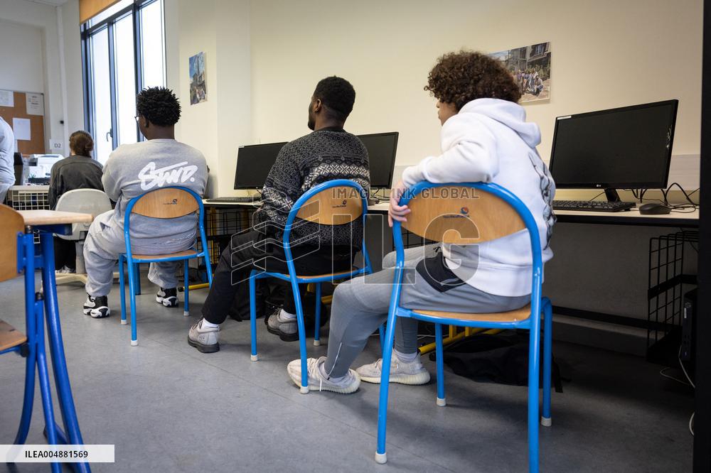 Edouard Geffray visit Gustave Ferrie High School - Paris AJ