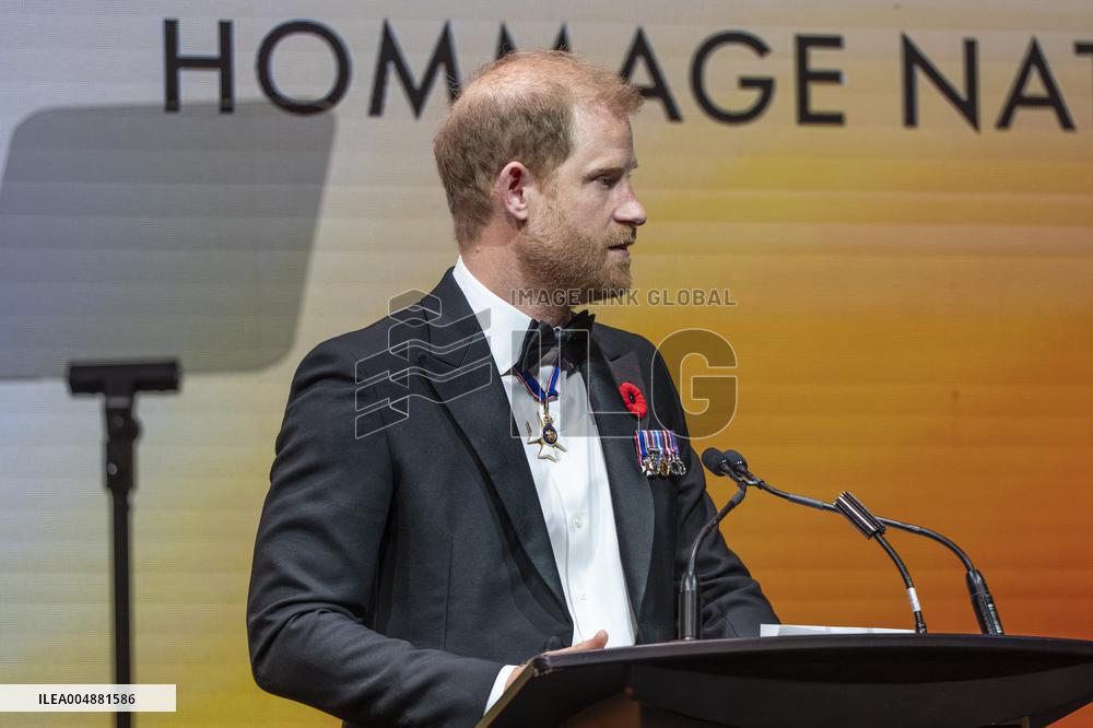 Prince Harry at True Patriot Love's National Tribute Dinner - Toronto