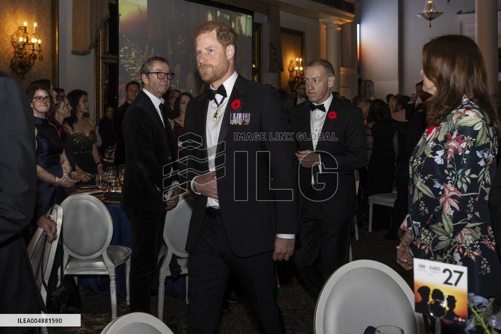 Prince Harry at True Patriot Love's National Tribute Dinner - Toronto