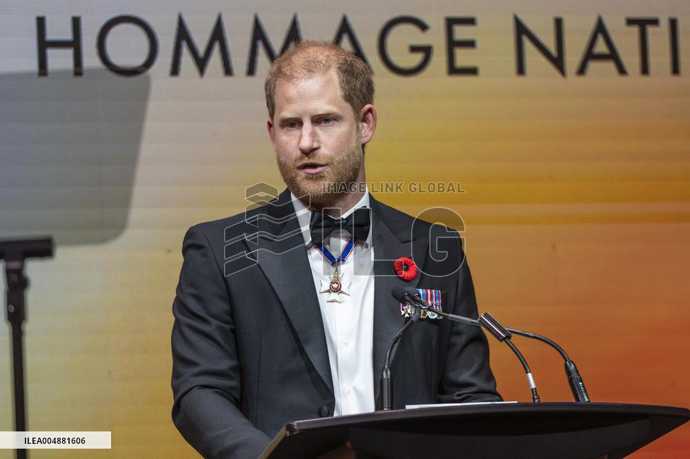 Prince Harry at True Patriot Love's National Tribute Dinner - Toronto