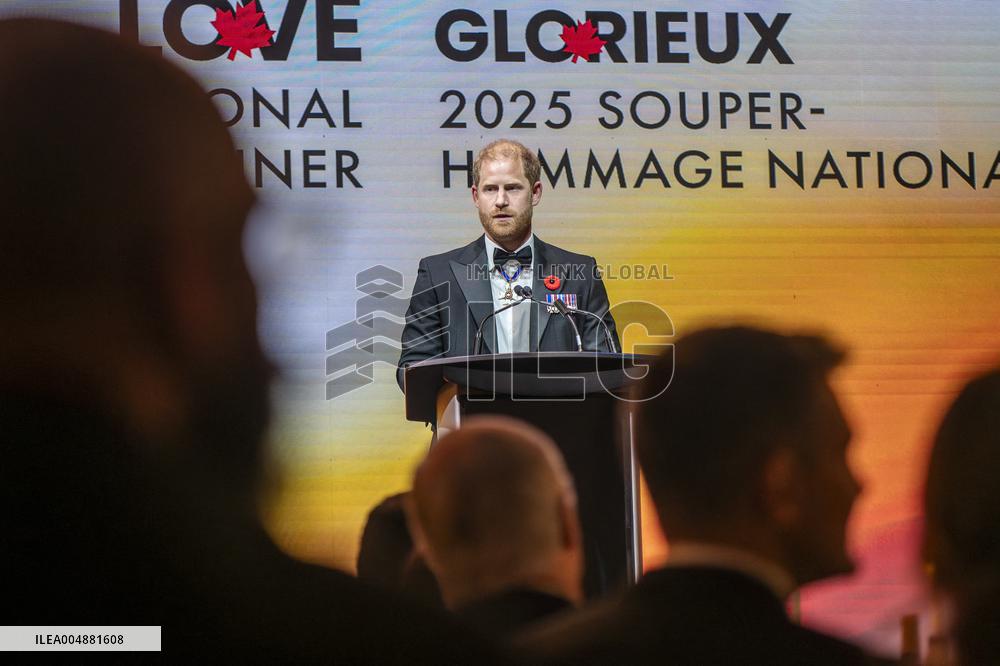 Prince Harry at True Patriot Love's National Tribute Dinner - Toronto