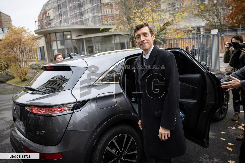 Edouard Geffray visit Gustave Ferrie High School - Paris AJ