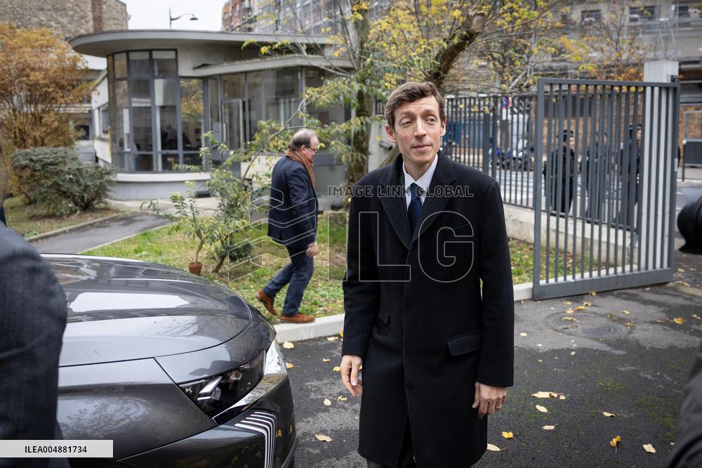 Edouard Geffray visit Gustave Ferrie High School - Paris AJ