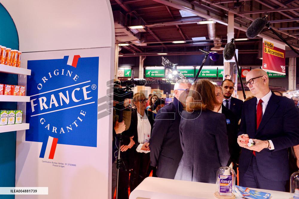 Politics at The Made in France Trade Show - Paris