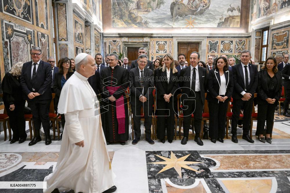 Pope Leo XIV Private Audience - Vatican