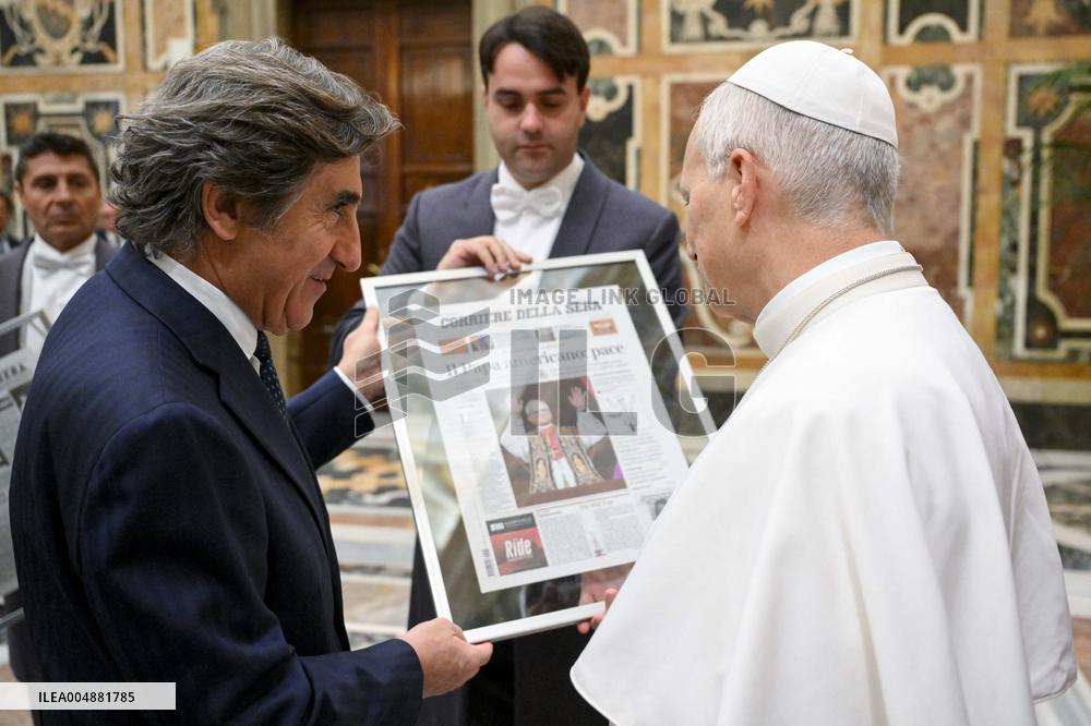 Pope Leo XIV Private Audience - Vatican