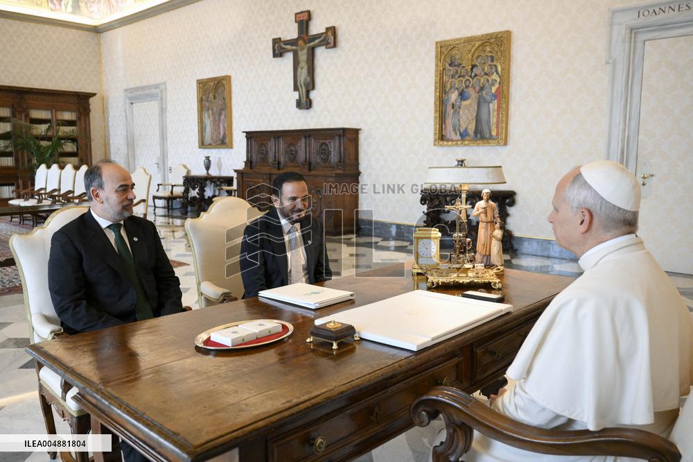 Pope Leo XIV Private Audience - Vatican