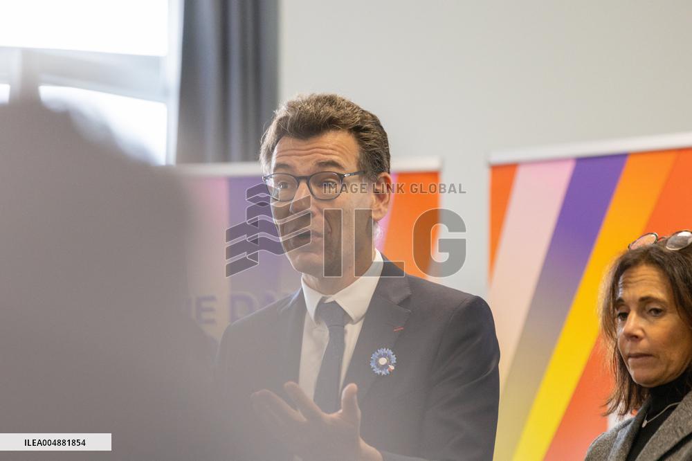 Minister Philippe Baptiste Visits Champollion University In Albi - France