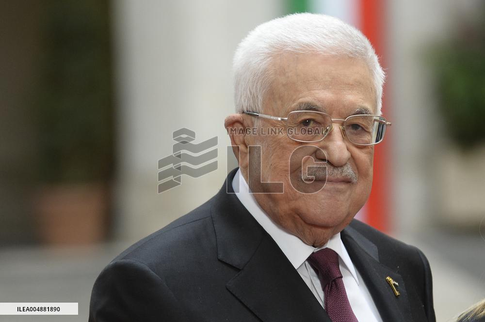 Giorgia Meloni Receives Palestinian Authority President - Rome