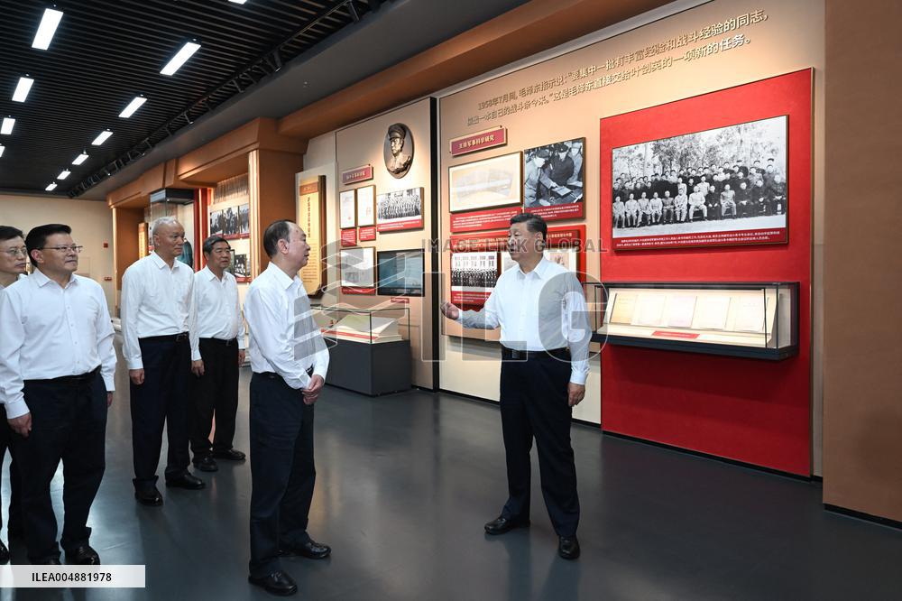 President Xi Jinping Visits Jianying Memorial Park - China