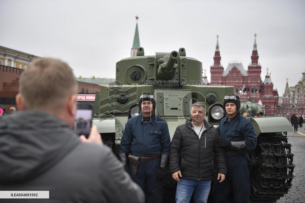 Outdoor Exhibition Commemorating Military Parade - Moscow