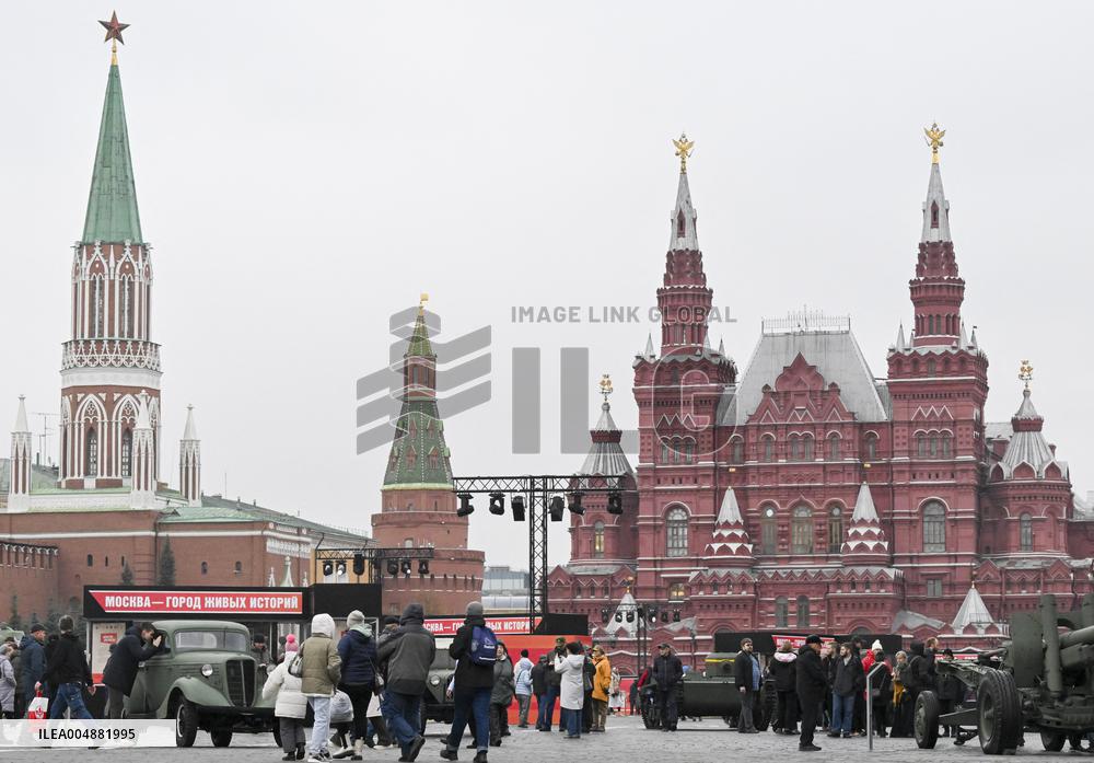 Outdoor Exhibition Commemorating Military Parade - Moscow