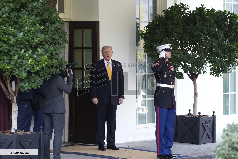 Donald Trump greets Viktor Orban - Washington