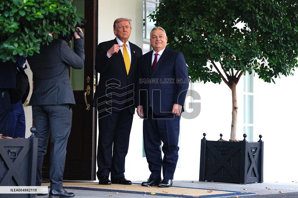Trump Welcomes PM Orban of Hungary