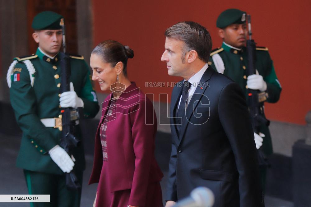 President Sheinbaum Meets President Macron - Mexico