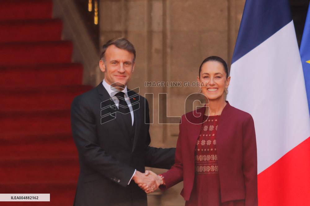 President Sheinbaum Meets President Macron - Mexico