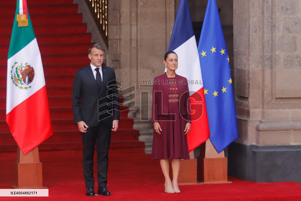 President Sheinbaum Meets President Macron - Mexico
