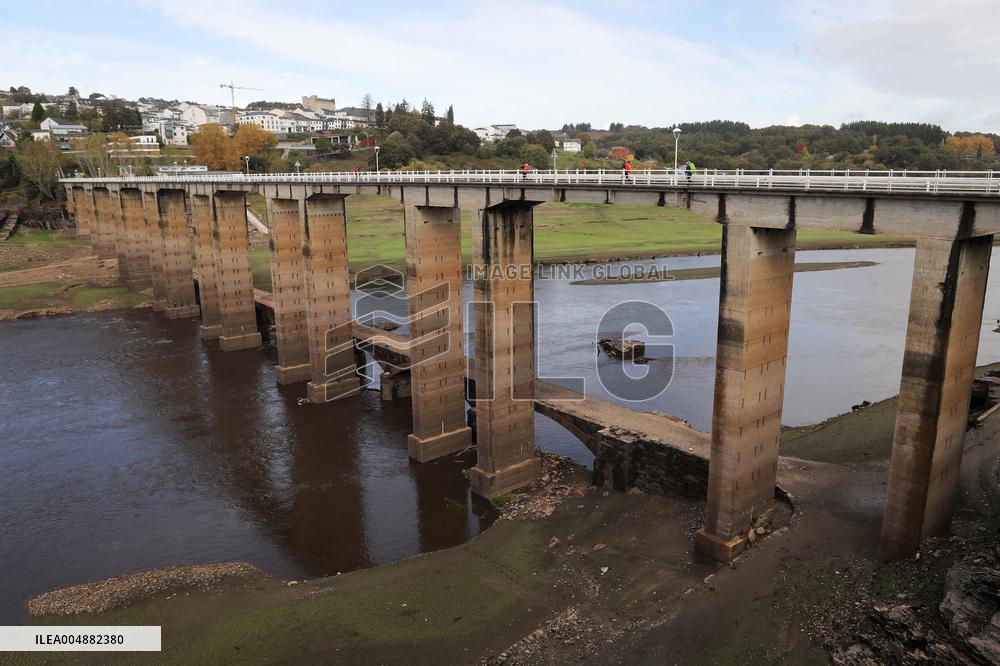 Low Water Level in Belesar Reservoir - Spain