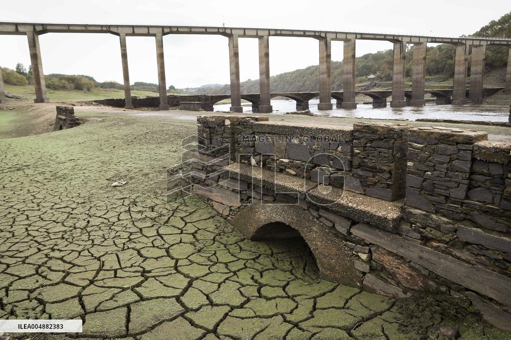 Low Water Level in Belesar Reservoir - Spain