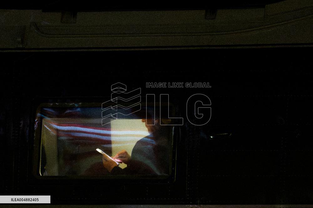 Trump Departs for Palm Beach, FL