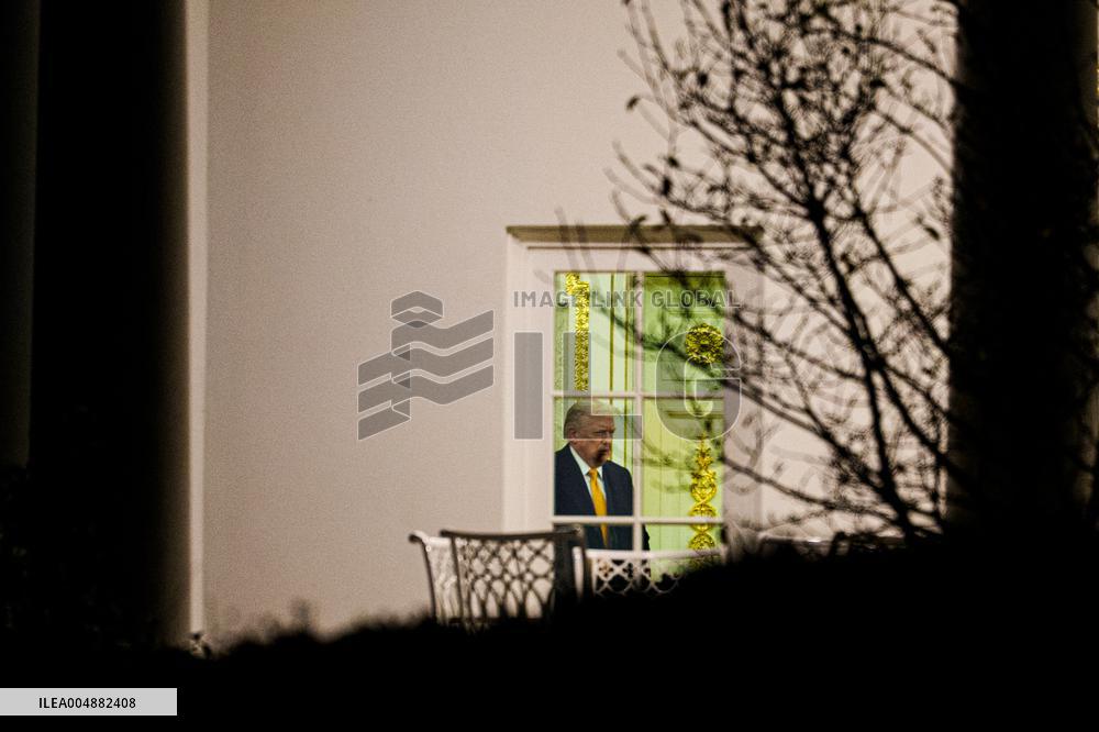 Trump Departs for Palm Beach, FL