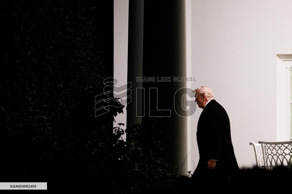 Trump Departs for Palm Beach, FL