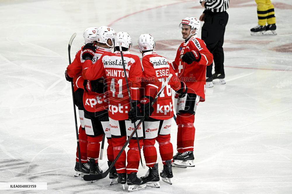 Euro Hockey Tour 2025 in Tampere, Finland - Sweden vs. Switzerland