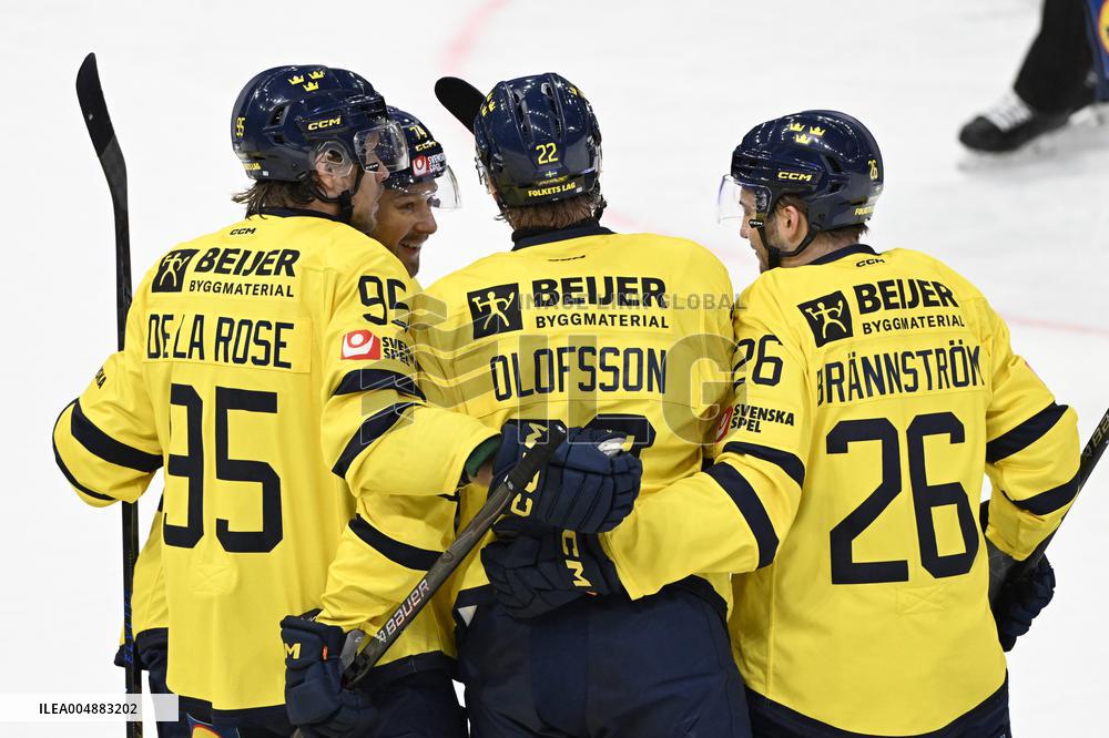 Euro Hockey Tour 2025 in Tampere, Finland - Sweden vs. Switzerland