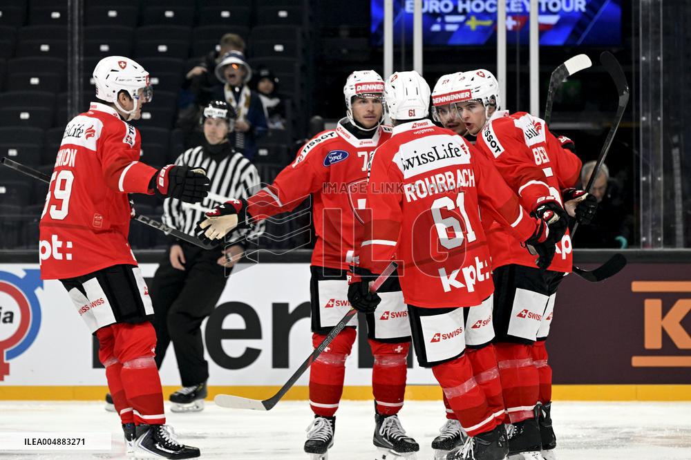 Euro Hockey Tour 2025 in Tampere, Finland - Sweden vs. Switzerland