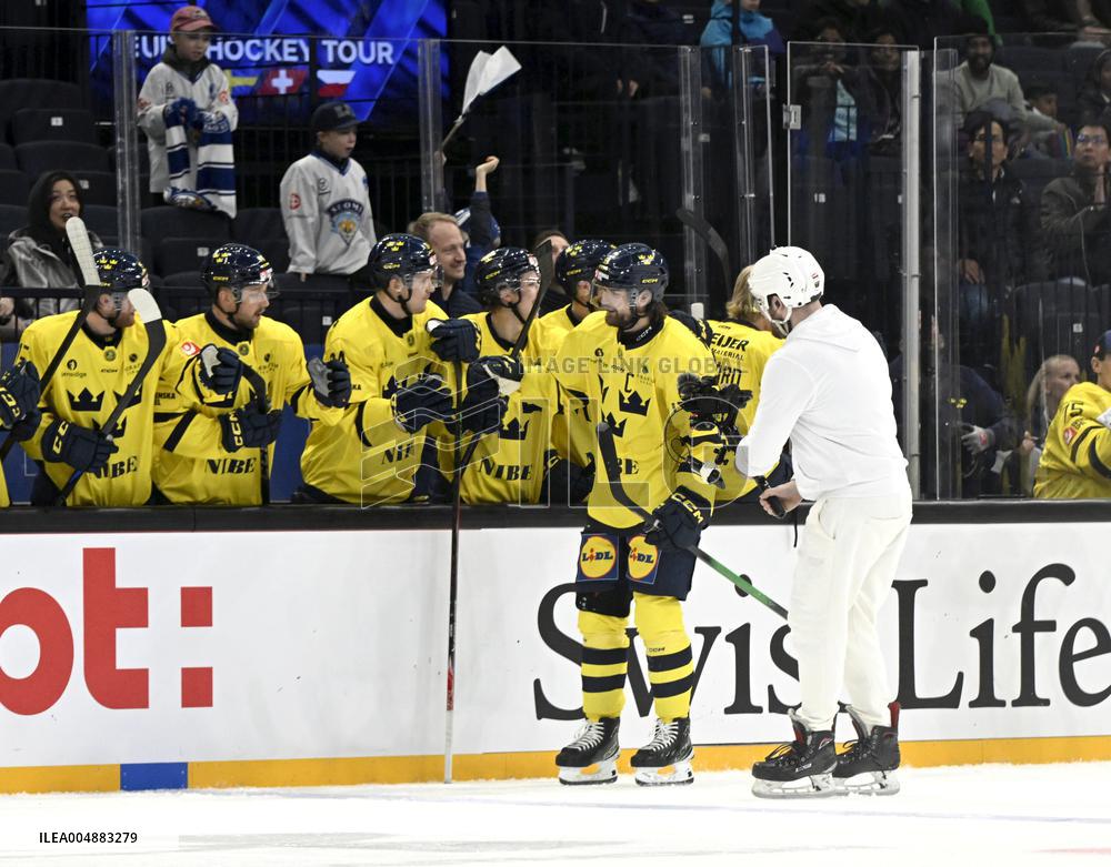 Euro Hockey Tour 2025 in Tampere, Finland - Sweden vs. Switzerland