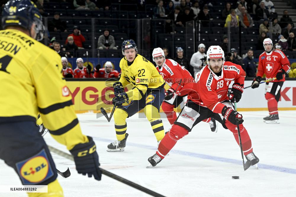Euro Hockey Tour 2025 in Tampere, Finland - Sweden vs. Switzerland