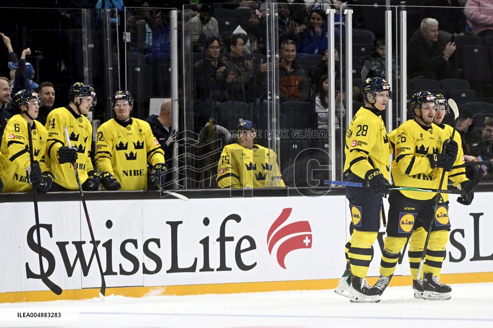 Euro Hockey Tour 2025 in Tampere, Finland - Sweden vs. Switzerland