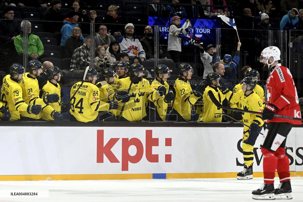 Euro Hockey Tour 2025 in Tampere, Finland - Sweden vs. Switzerland