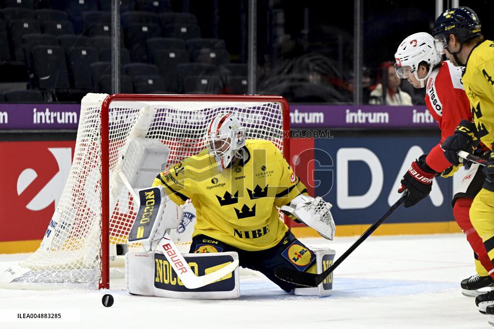 Euro Hockey Tour 2025 in Tampere, Finland - Sweden vs. Switzerland