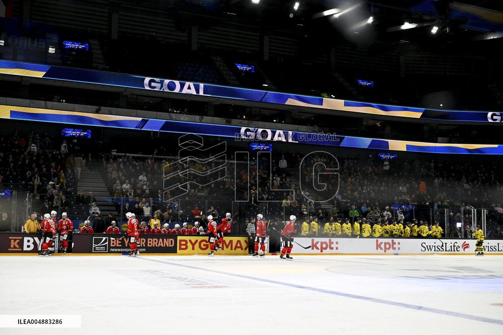 Euro Hockey Tour 2025 in Tampere, Finland - Sweden vs. Switzerland