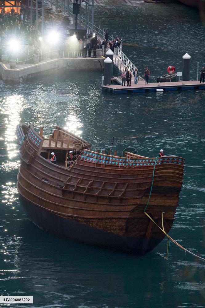 16th Century Basque Whaler Replica Launching- Pasaia