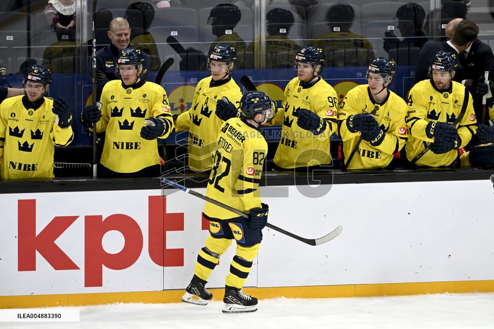 Euro Hockey Tour 2025 in Tampere, Finland - Sweden vs. Switzerland