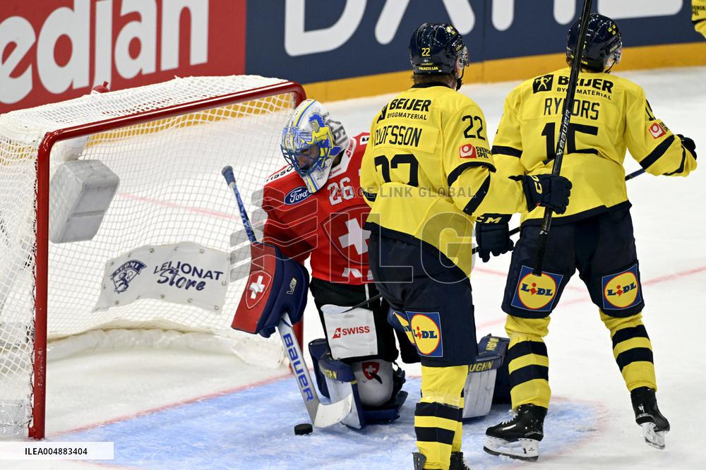 Euro Hockey Tour 2025 in Tampere, Finland - Sweden vs. Switzerland