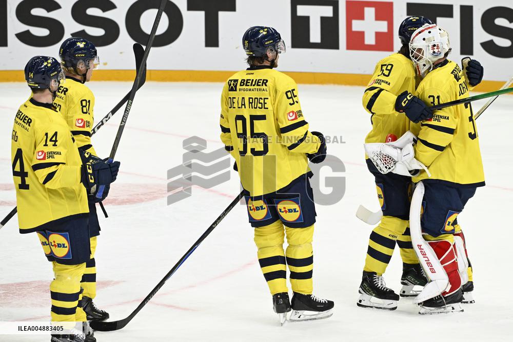 Euro Hockey Tour 2025 in Tampere, Finland - Sweden vs. Switzerland