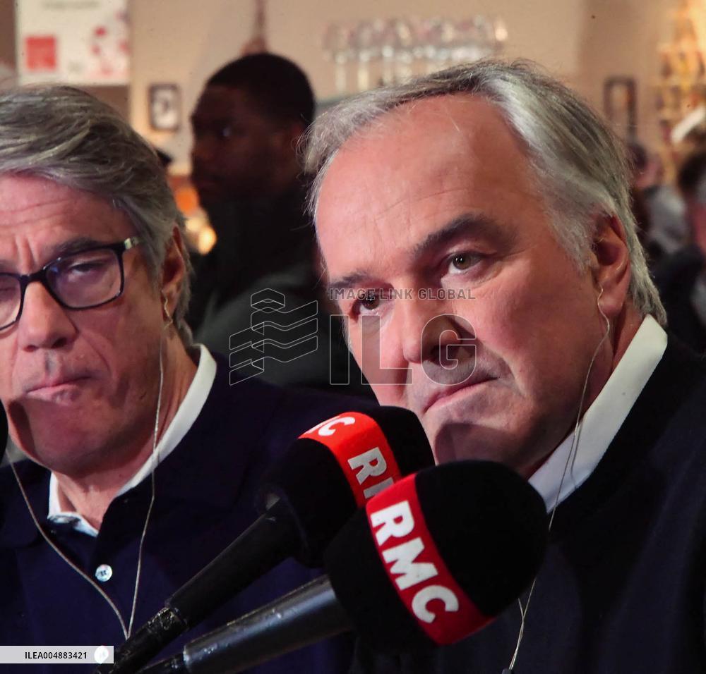 Les Grandes Gueules TV Show at The Made in France Exhibition - Paris