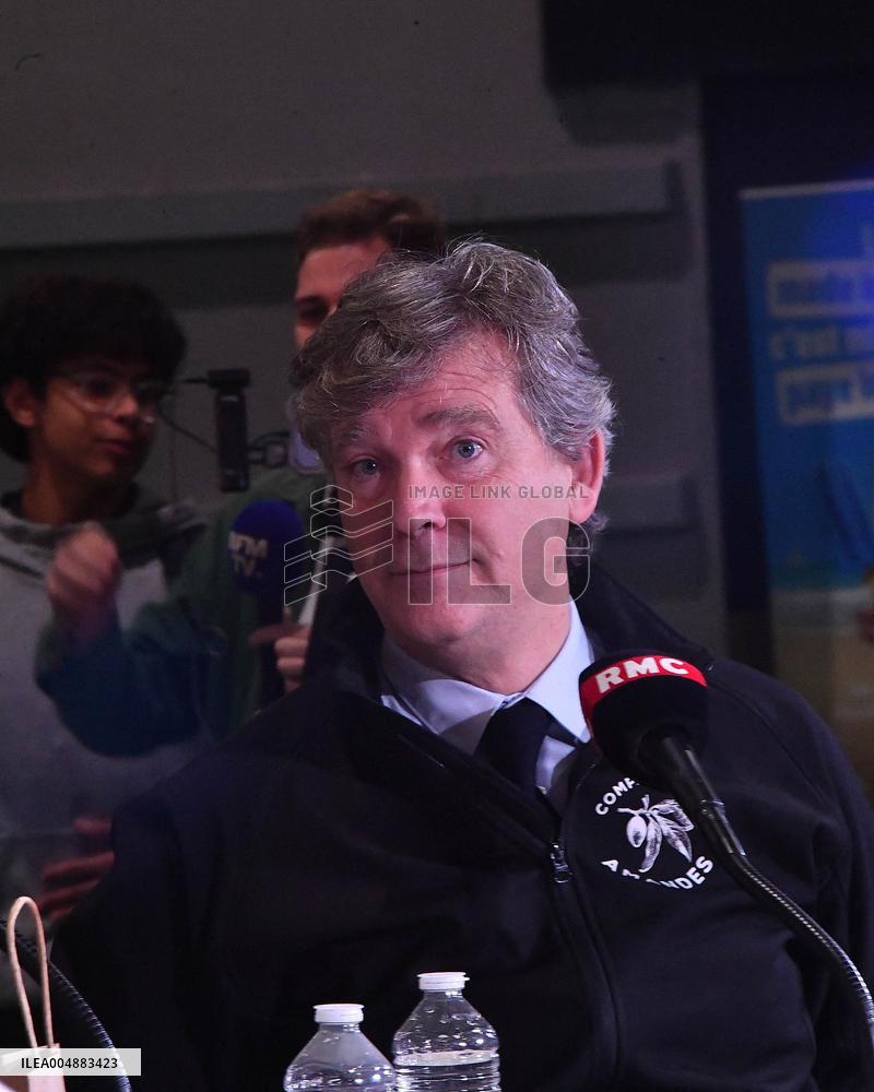 Les Grandes Gueules TV Show at The Made in France Exhibition - Paris