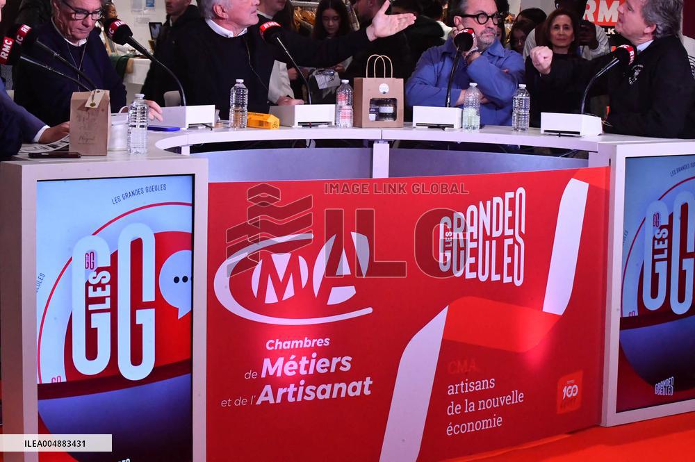 Les Grandes Gueules TV Show at The Made in France Exhibition - Paris